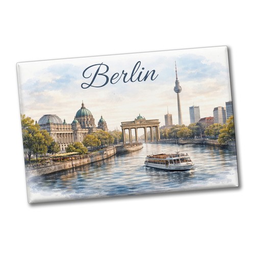 Berlin skyline souvenir magnet - berlin,