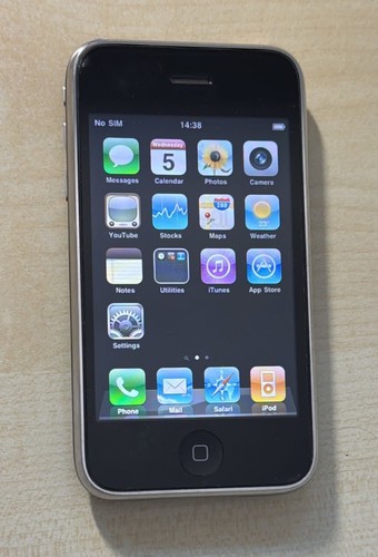 Apple iphone schwarz modell - 3g,