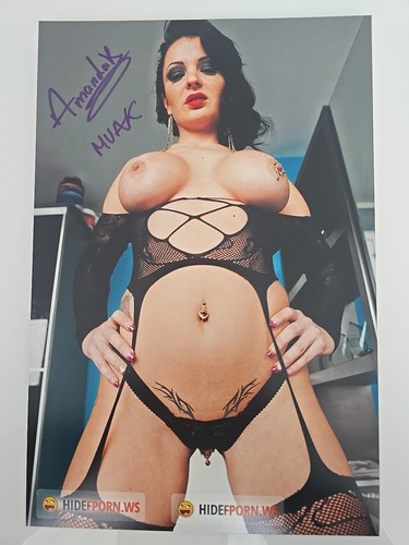 Amanda xxl foto autogramm - amanda, k