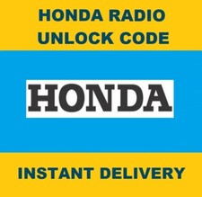 ✅HONDA RADIO ENTSPERREN PIN