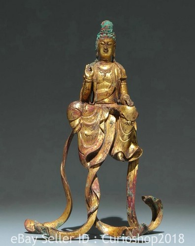 Old chinese bronze 24k - 9.2",