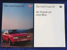 AUDI Coupe S2 Prospekt 1.1992 + Beilage