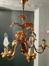 Kronleuchter Gold Palmblätter
