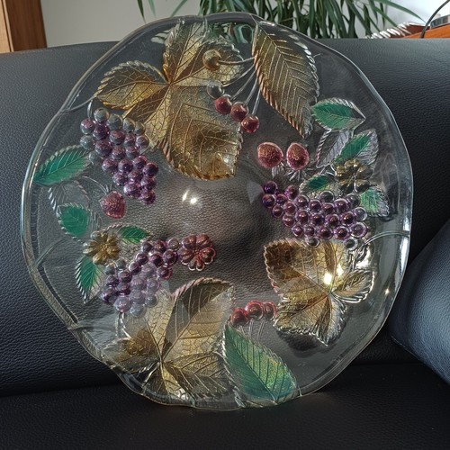 Glasschale bunt obstschale - glasschale,
