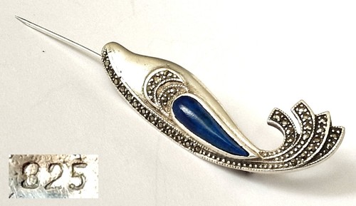 Vintage brosche fisch - vintage, 825er
