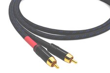 Sommercable -Classique- HighEnd Cinchkabel im Vintage-Style - Blau - CM06