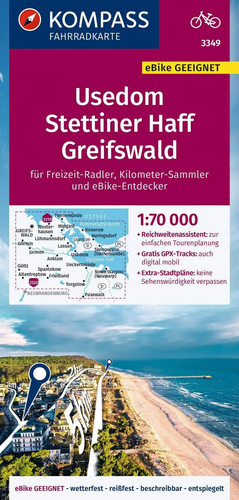 Kompass fahrradkarte 3349 - kompass,