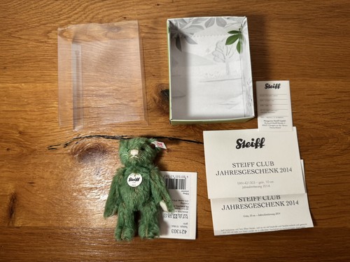 Steiff teddybär grün - steiff,
