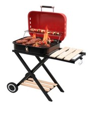 Mobiler Holzkohlegrill