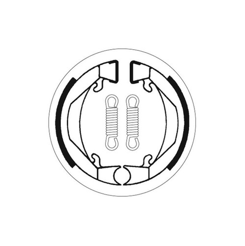Bremsbacke sbs 2074 - maße:, 80