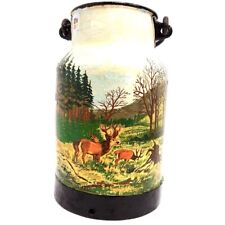 Schirmständer Jagdstil Malerei 37cm Milchkanne Regenschirmständer Gehstockhalter
