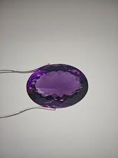 Amethyst 18.12ct VVS Oval Edelstein – Intensiv Lila – Unbehandelt Uruguay