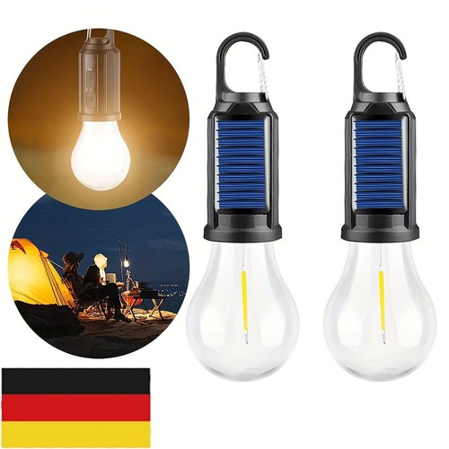 Solarzelt glühbirne - 2x,