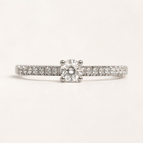 Diamant verlobungsring 14k - verlobungsring,