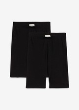 Neu 2er Pack Bermudalange Radlerhose Gr. 40/42 Schwarz Damen Sport-Hose