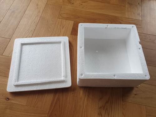 Kiste box styropor 33x33x16cm - box,