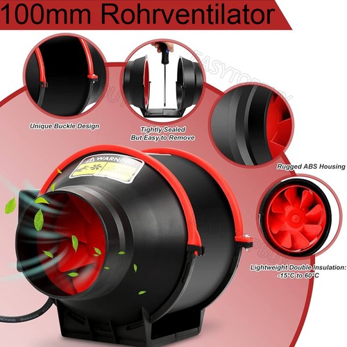 Rohrventilator 100mm