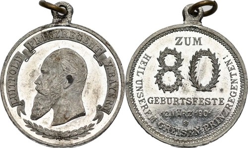 Bayern tragbare medaille 1901 - bayern,