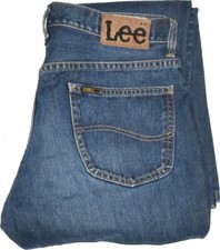 Lee  Denver  Jeans  W34 L32 Blau  Vintage  Bootcut  Old School  Used Look  TOP