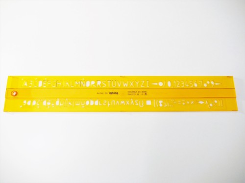 Schriftschablone rotring - schriftschablone,