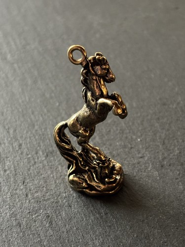 Pferd aus messing steigend - messing, |