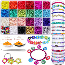 Bunte Rocailles Perlen: 4800