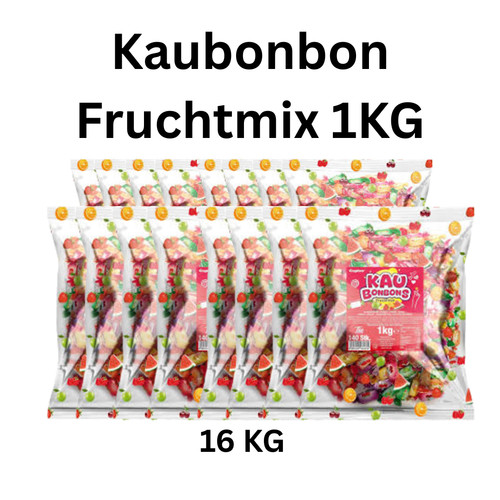 16kg kaubonbon fruchtmix - kaubonbon,