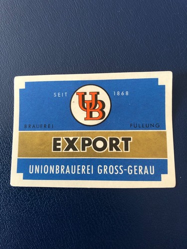 Bieretikett union brauerei - bieretikett, union-brauerei