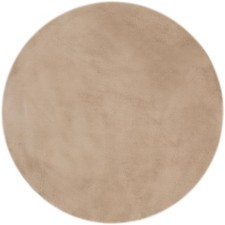 Kunstfellteppich - beige -