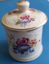 Crown Devon Trinket Pot with Lid Fortnum & Mason Ltd 8 cm