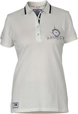 iQ-Company Damen Poloshirt T-Shirt Hemd DC 94, Stone Weiß, XS