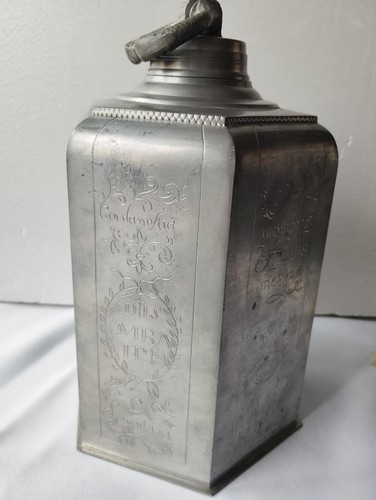 Zinn flasche feldflasche - zinn,