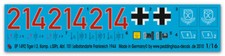 Peddinghaus decals 1492 - 1/16,