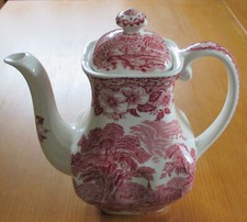 Kaffeekanne Woodland England  rot