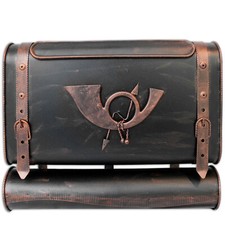 Briefkasten POSTHORN I Antik Look Kupfer Bronze Silber Tasche Ranzen Postkasten 