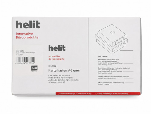Helit karteikasten quer - helit, a6