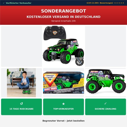 Monstertruck grave digger - digger, rc
