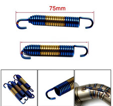 4x Auspufffeder Satz 75mm für Aprilia Ducati KTM Kawasaki Suzuki Krümmerfedern