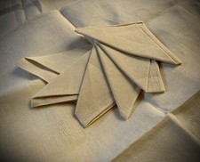 Tischdecke 3 vers. Sets Nachlass sehr gut erhalten Servietten+Stoffreste z.nähen