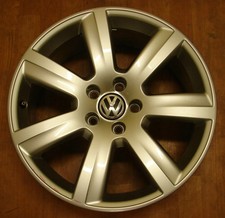 1x Alufelge 18 Zoll 7.5" 5x112 40ET Glanz Silber 3D0601025AM VW Phaeton