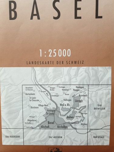 Landkarte dreiländereck - landkarte,
