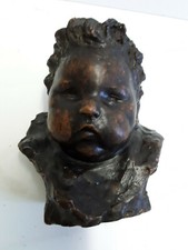 Terracottafigur Putto Büste