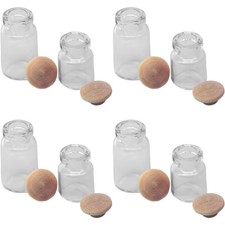  8 Pcs Miniatur-glasflasche