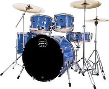 Mapex Comet Stage Drum Kit Indigo Blue Schlagzeug 22" Zildjian Planet Z Becken