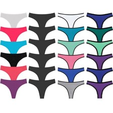 6er pack damen baumwoll tanga - 6er,