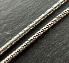 Goldkette Schlangenkette fein Weißgold 38cm 14K/585 für Anhänger 