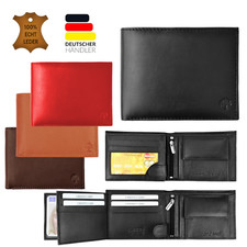 Geldbörse echt leder rfid - -,