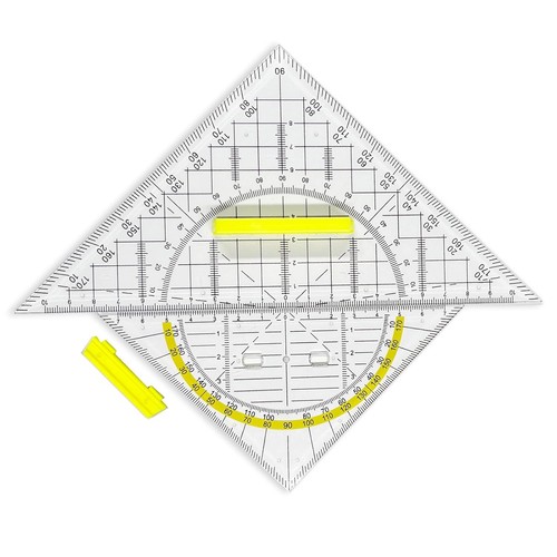 Geodreieck set flexibel mit - geodreieck,