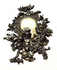 antik Rokoko Barock Antique Metall Spiegel Bilder Rahmen  Cherub Putto Engel