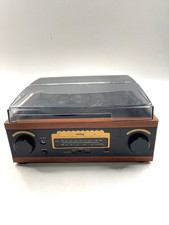 Treton 30361 Stereo Integrated Turntable Ampli Tuner  Schallplattenspieler Radio